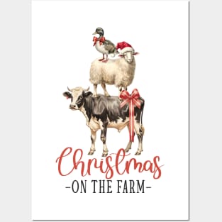 Christmas Farm Quote Posters and Art